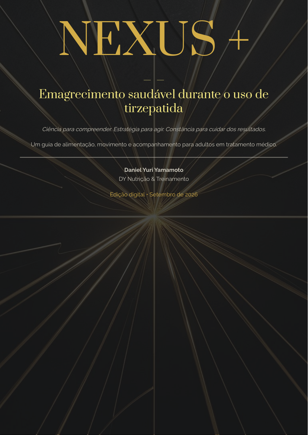 Capa do eBook Protocolo Nexus + - Emagrecimento saudável durante o uso de tirzepatida